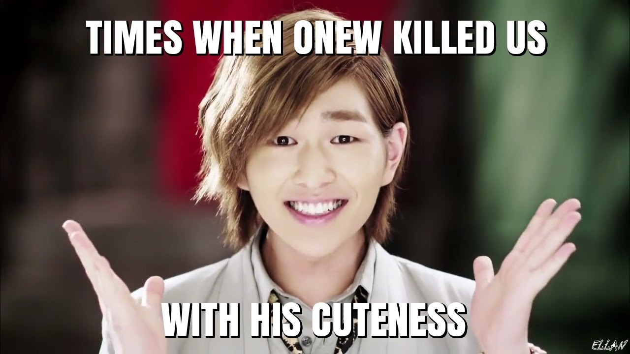 Times when Onew killed us with his cuteness