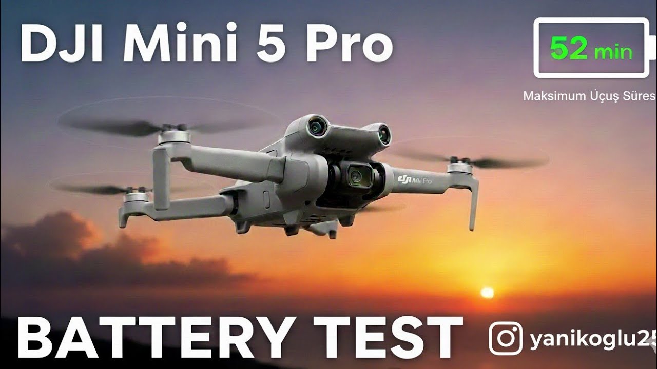 DJI Mini 5 Pro Bu Kez Şaşırttı! 52 Dakika U&ccedil;uş M&uuml;mk&uuml;n m&uuml;? #djimini5pro