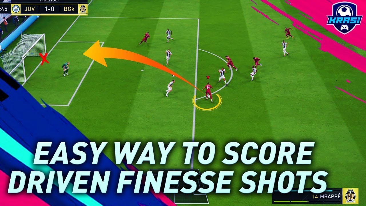 FIFA 19 DRIVEN FINESSE SHOT - REVEALING A NEW SECRET SHOOTING TECHNIQUE NEVER SHARED BEFORE!