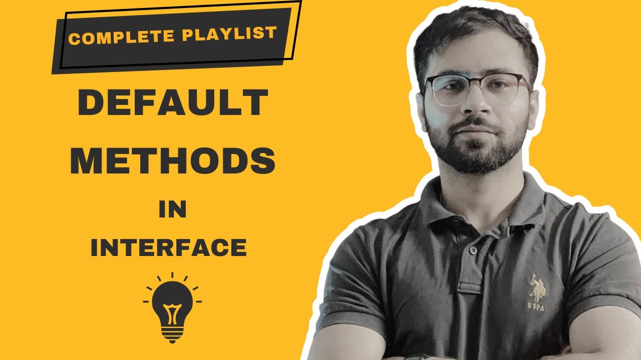 Default Methods In Interface JAVA 8 In Hindi