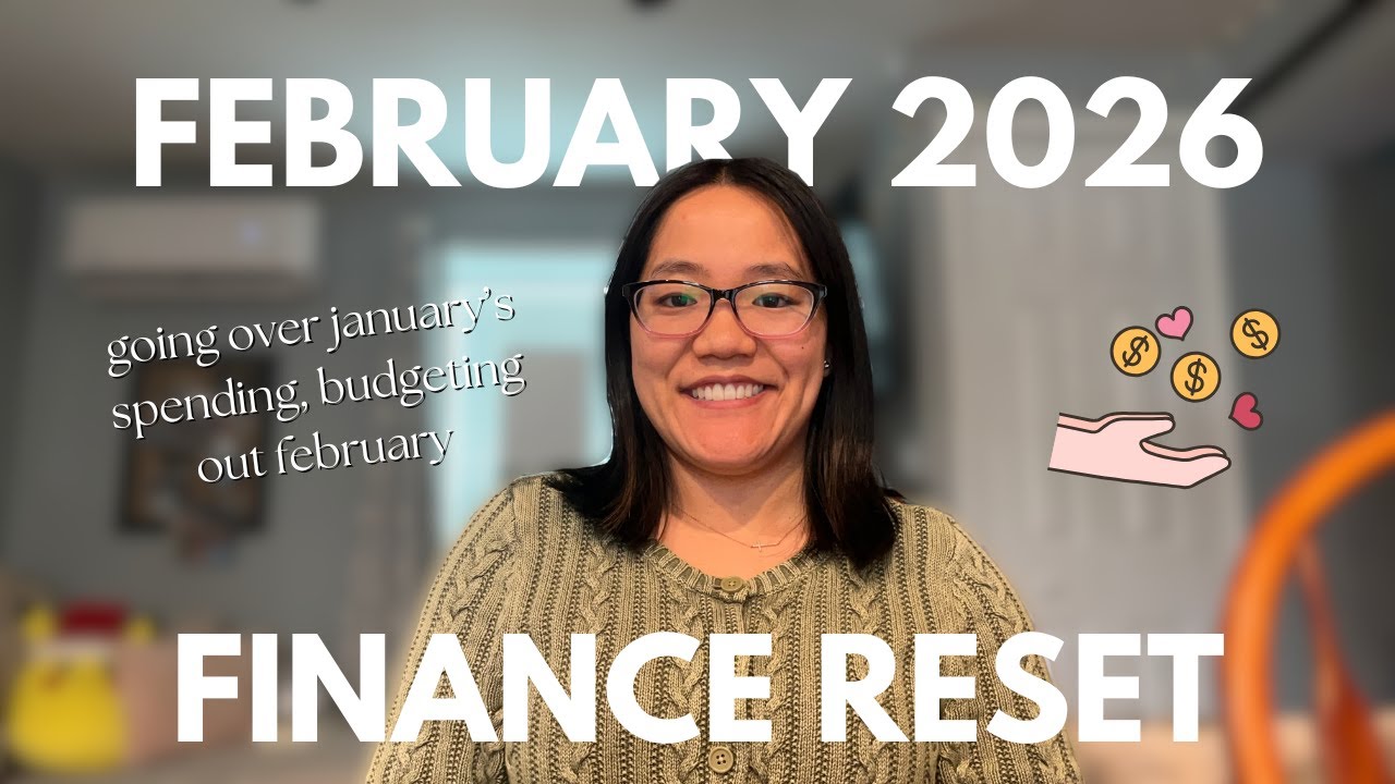 February finance reset 💝 January spending recap, overspending and prepping for upcoming car expenses
