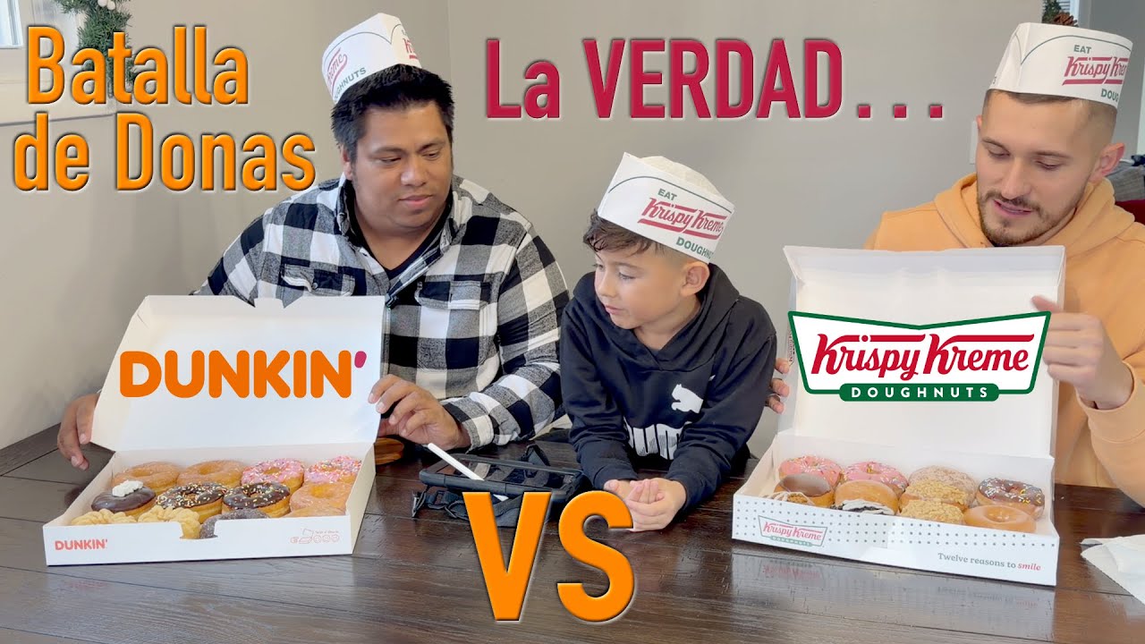 Dunkin vs Krispy Kreme 🍩🔥 Probamos todo y este fue el ganador…