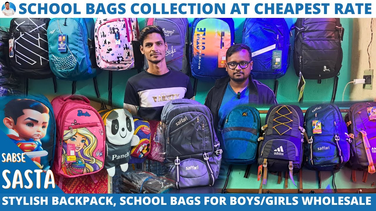 New Collections of School Bags, Backpack Wholesaler in Kolkata | Cheapest Rate