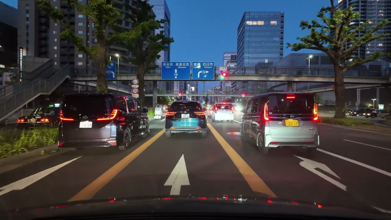 Nagoya drive 名古屋市 ドライブ 清須IC 名駅 栄 イオンノリタケ 2025