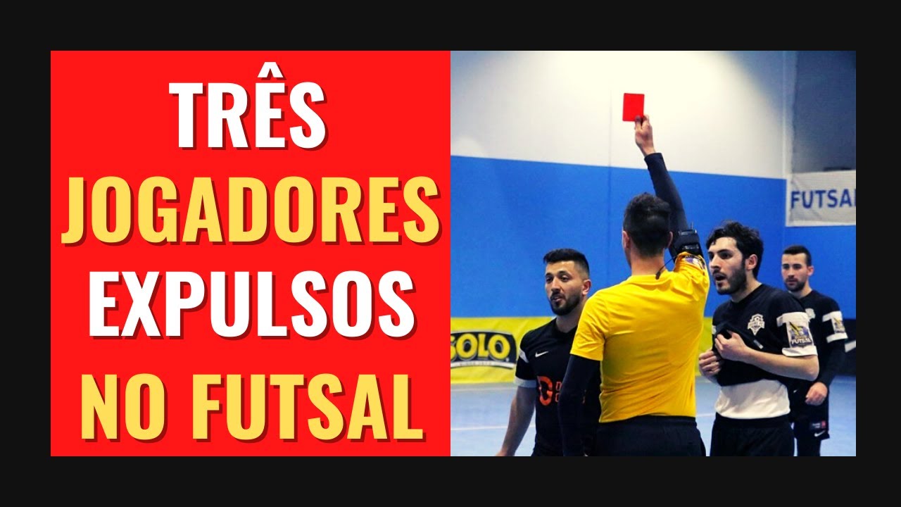 Equipe com Três Expulsos no Futsal: o que acontece?