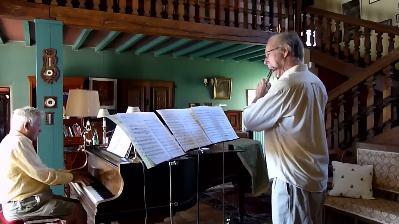 Edward Elgar  'Where Corals Lie'  (flute & piano).