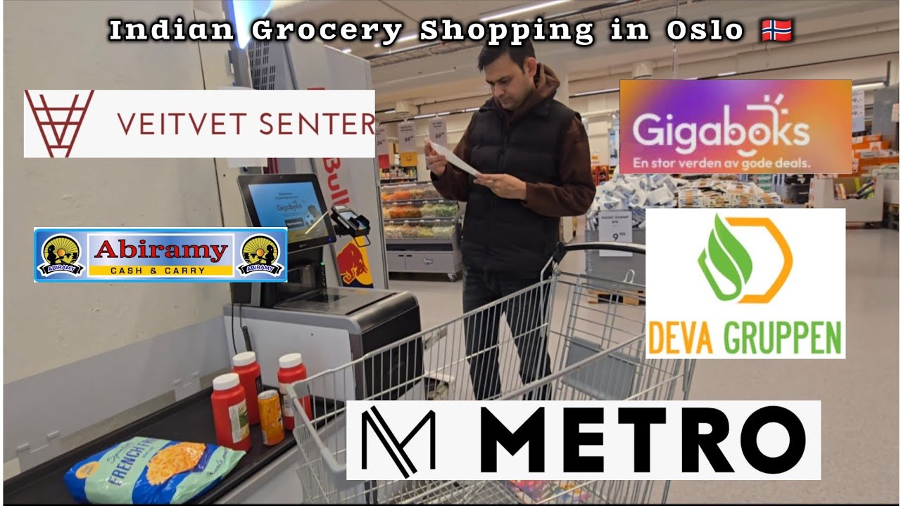 🇳🇴 Indian Grocery Shopping in Oslo | Metro Handel, Abiramy Cash & Carry & Deva Gruppen Tour