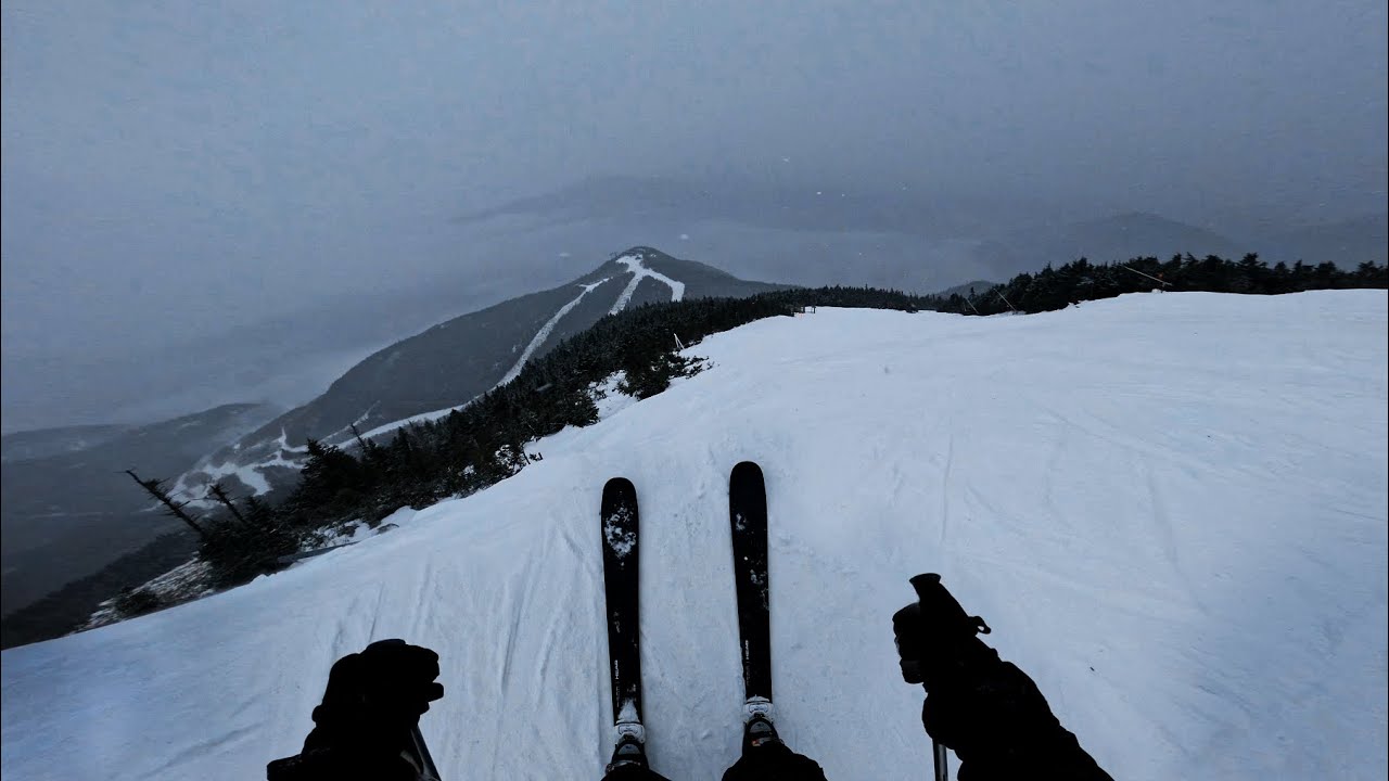 Never ending trail at Whiteface Mountain - Top to Bottom