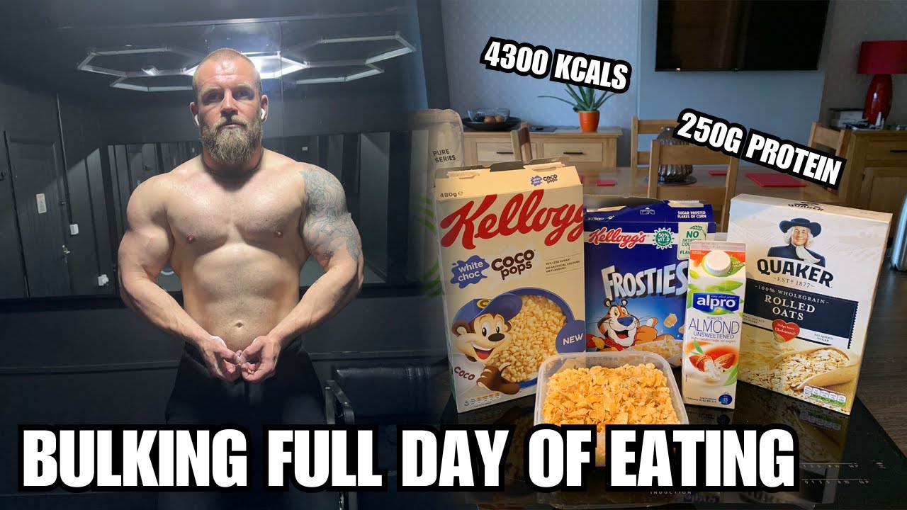 FULL DAY OF EATING | MY 4,300 BULKING DIET WITHOUT GETTING FAT