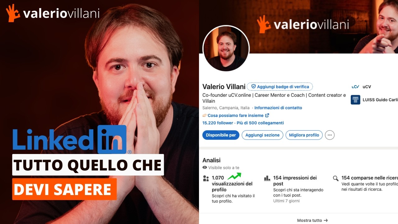 Come creare (ed usare) un Profilo LinkedIn per ATTIRARE OFFERTE nel 2026 😈