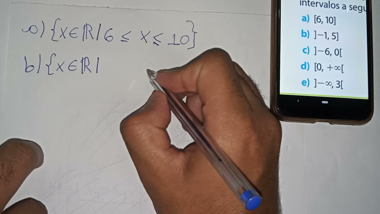 Usando a notação de conjuntos, escreva os intervalos a seguir. a) [6,10]  b) ]-1,5]  c) ]-6,0[ ...