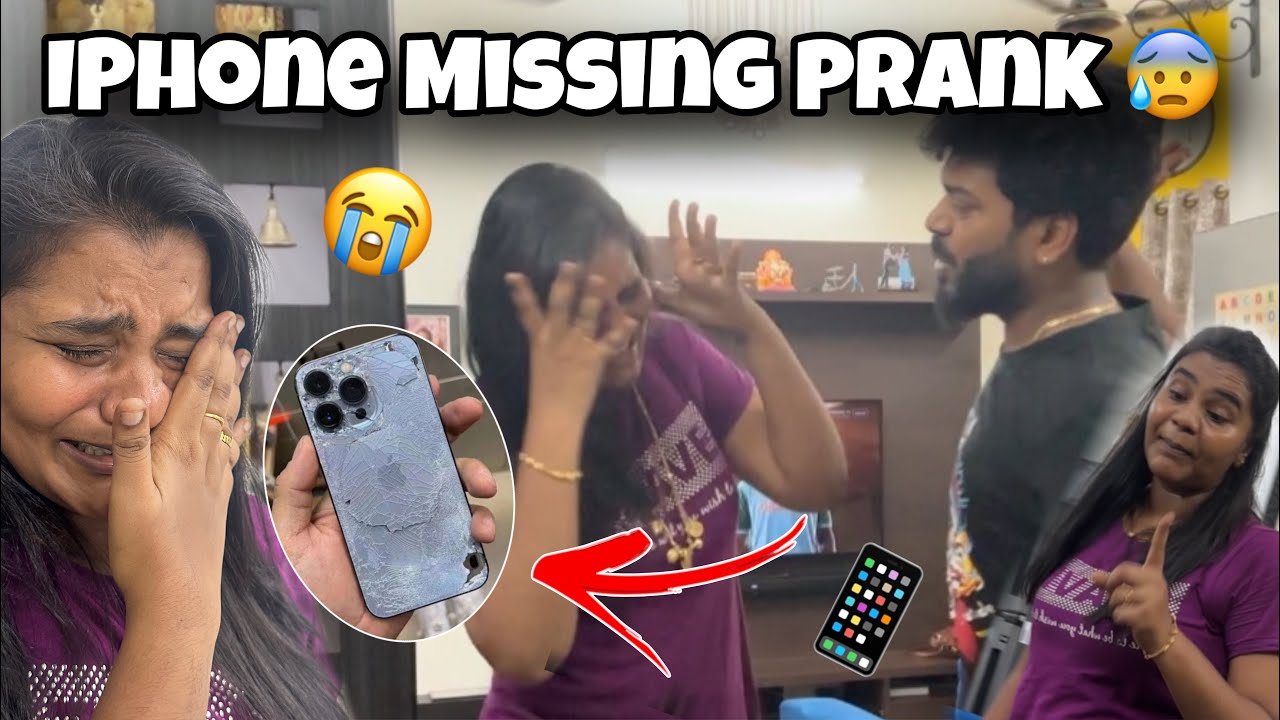 IPHONE Missing Prank On Priya..📱😰 | She Cried? | Allu loves Priya
