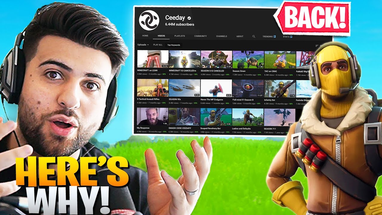 Ceeday is RETURNING to YouTube! (Here's Why!)