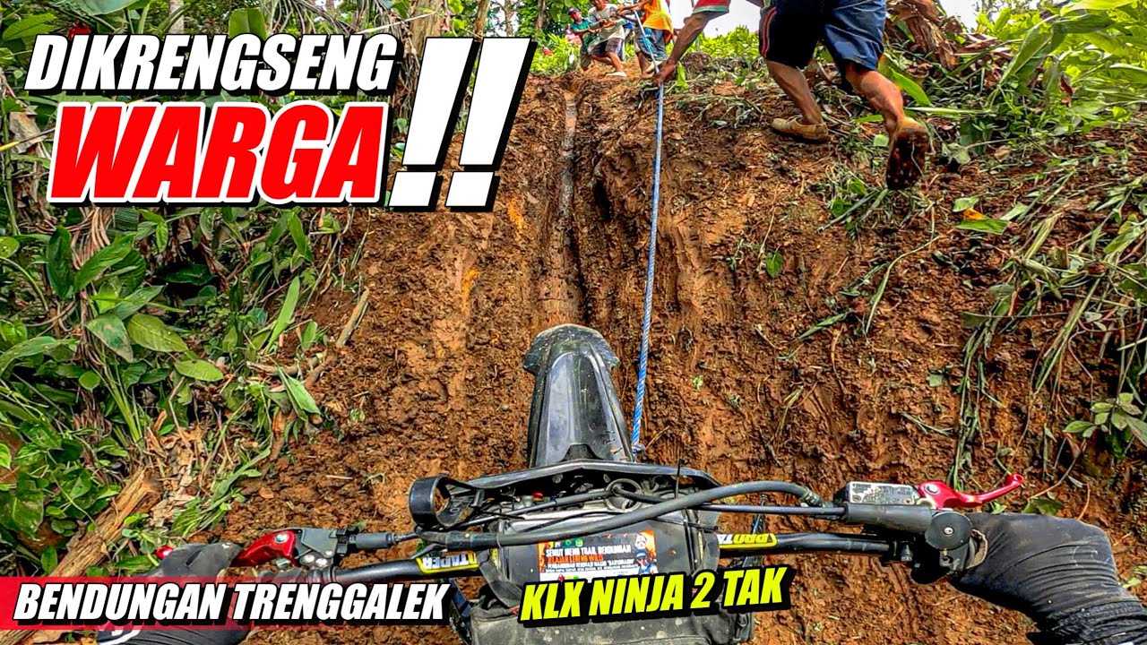 ANAK TRAIL DIKRENGSENG WARGA ‼️ (Bendungan)