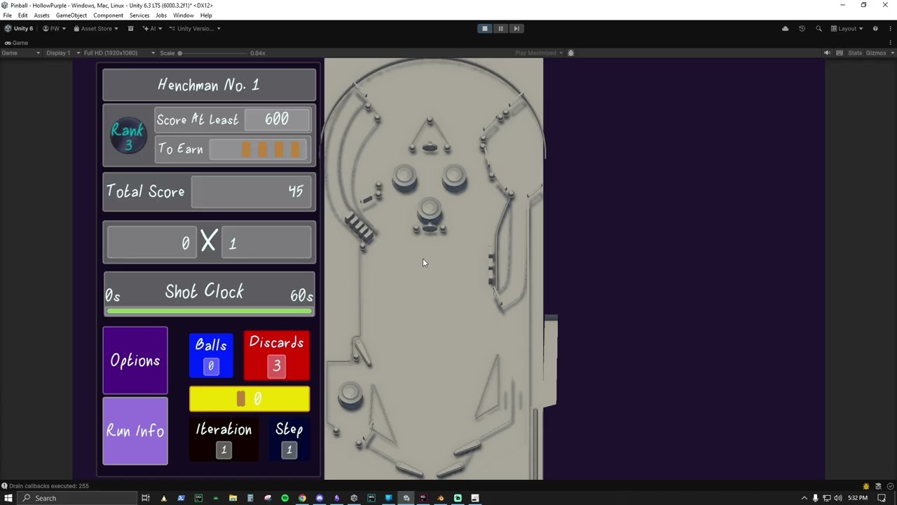 Simulacra, a Balatro inspired Pinball Roguelike, Devlog 5 (Day 13)