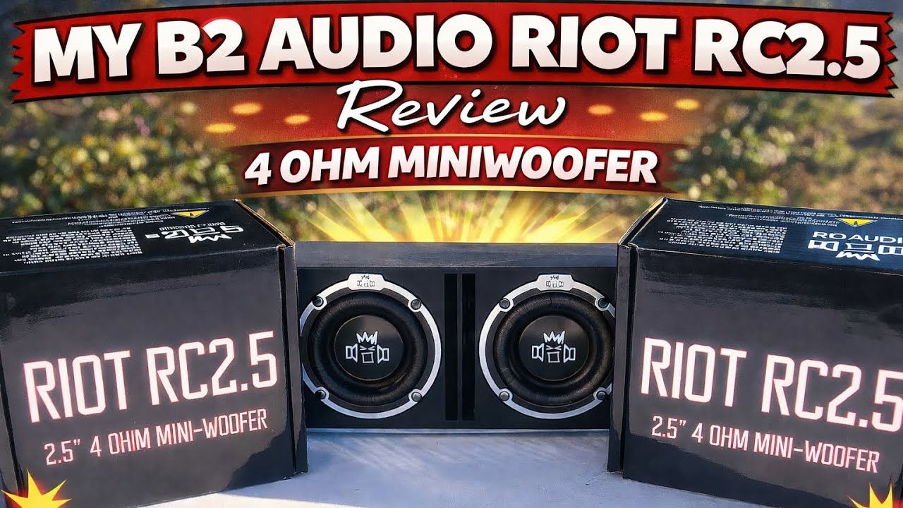Мой обзор мини-сабвуфера B2 Audio Riot RC2.5 4 Ом.