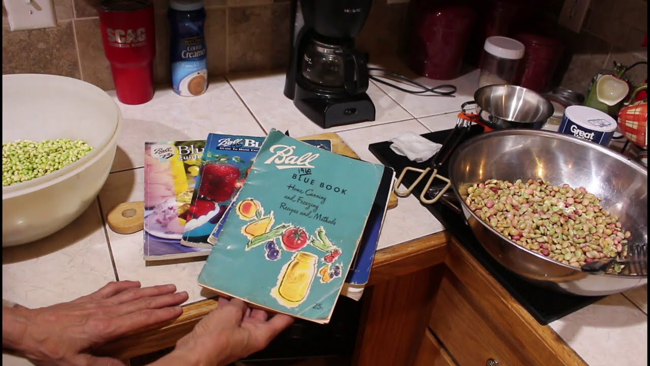 HOW to CAN Field PEAS! | 60 Year Old BOOK  Stands the TEST of TIME | Ball Blue Book for Canning