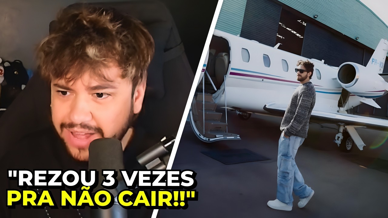 BRINO conta como foi VOAR no JATINHO BRANCO do GUSTAVO MIOTO