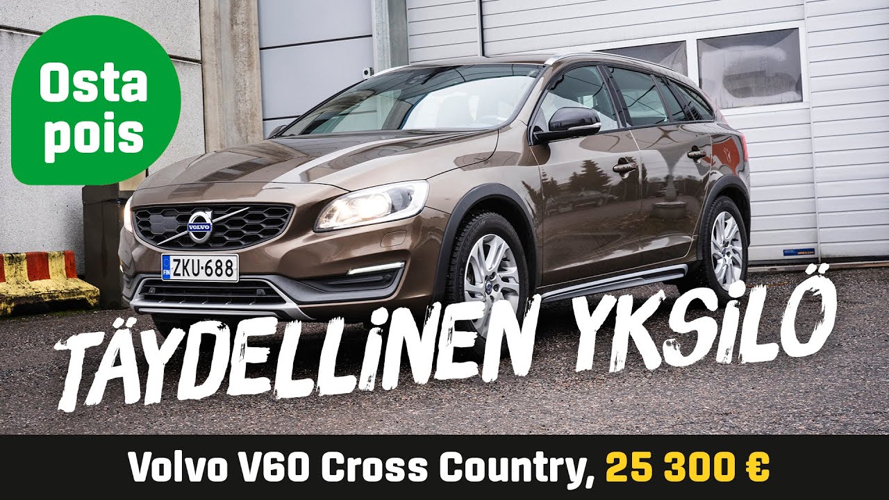 Käytetty: Volvo V60 Cross Country D4 (25 300€) - Täydellinen yksilö
