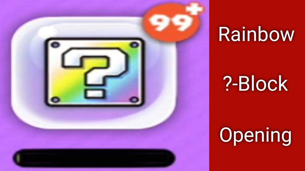 *99+* RAINBOW ?-BLÖCKE OPENING in Mario Run | Baby Schaf