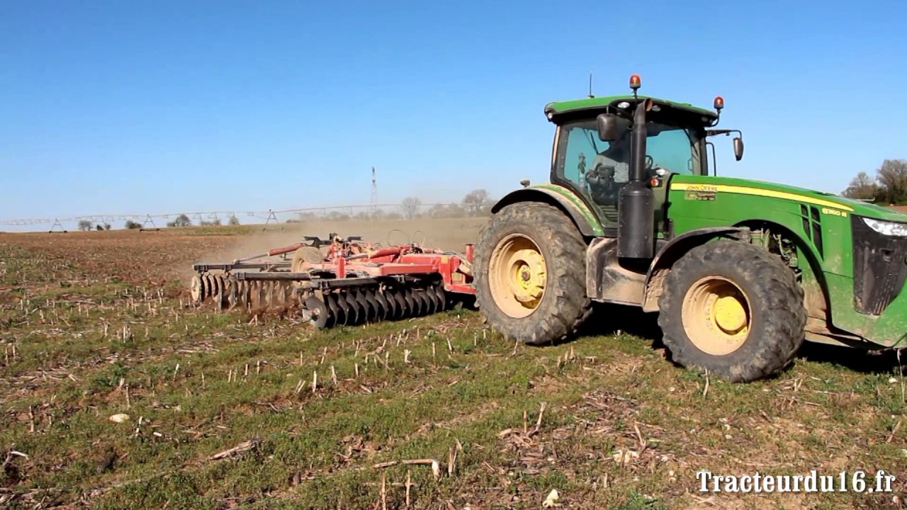 John Deere 8360R & 8360RT At Tillage !