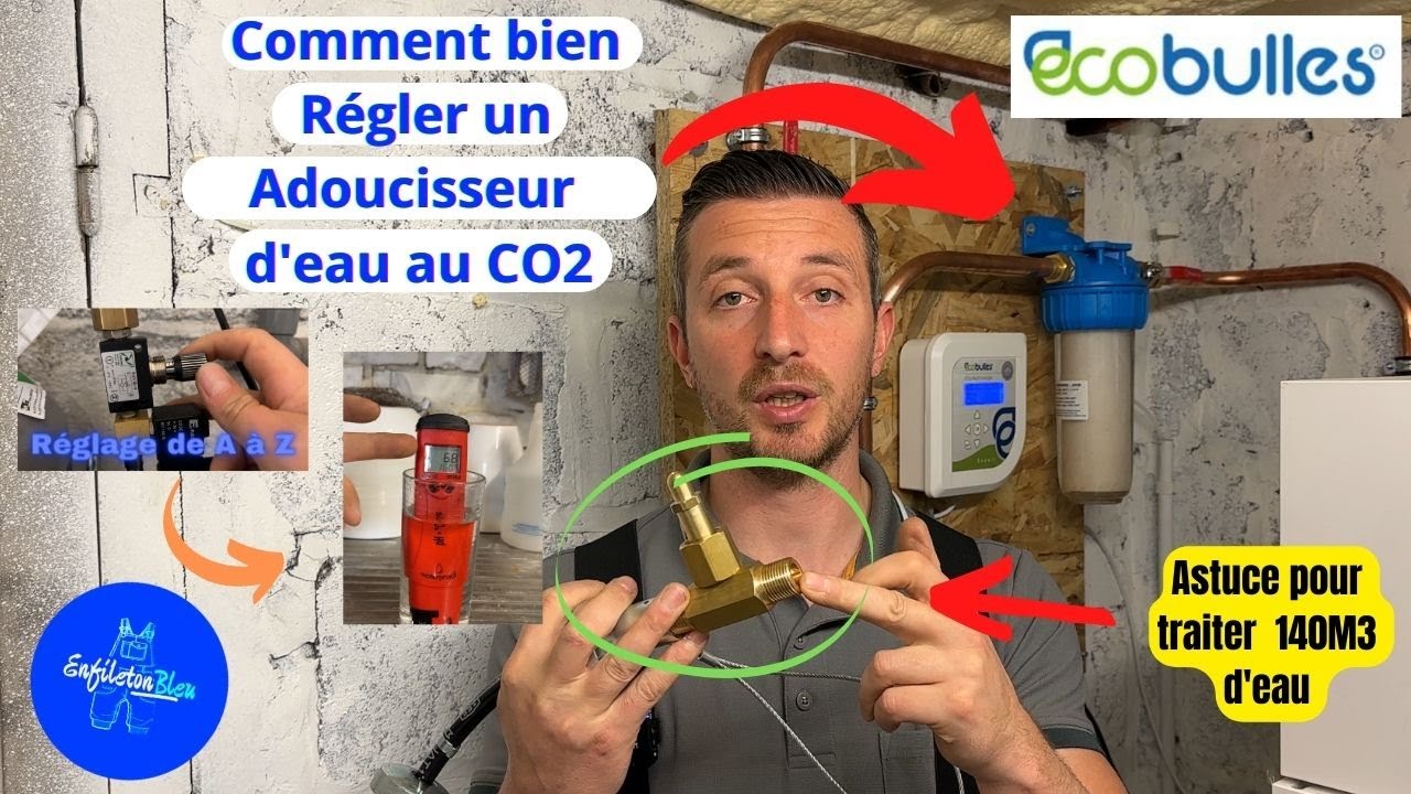 Tout savoir pour bien régler un Adoucisseur d'eau au CO2 (Chapitrée)