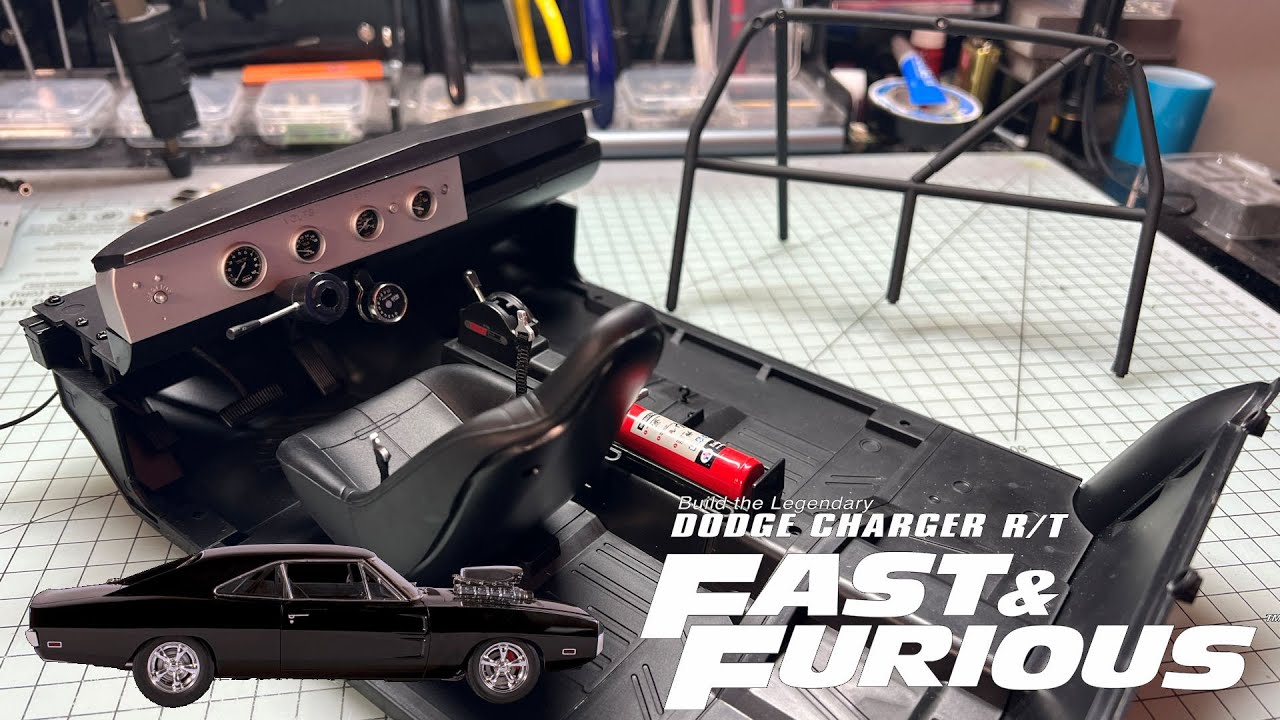 Build the Fast & Furious Dodge Charger R/T - Part 55,56,57 and 58 - Dashboard and Roll Cage