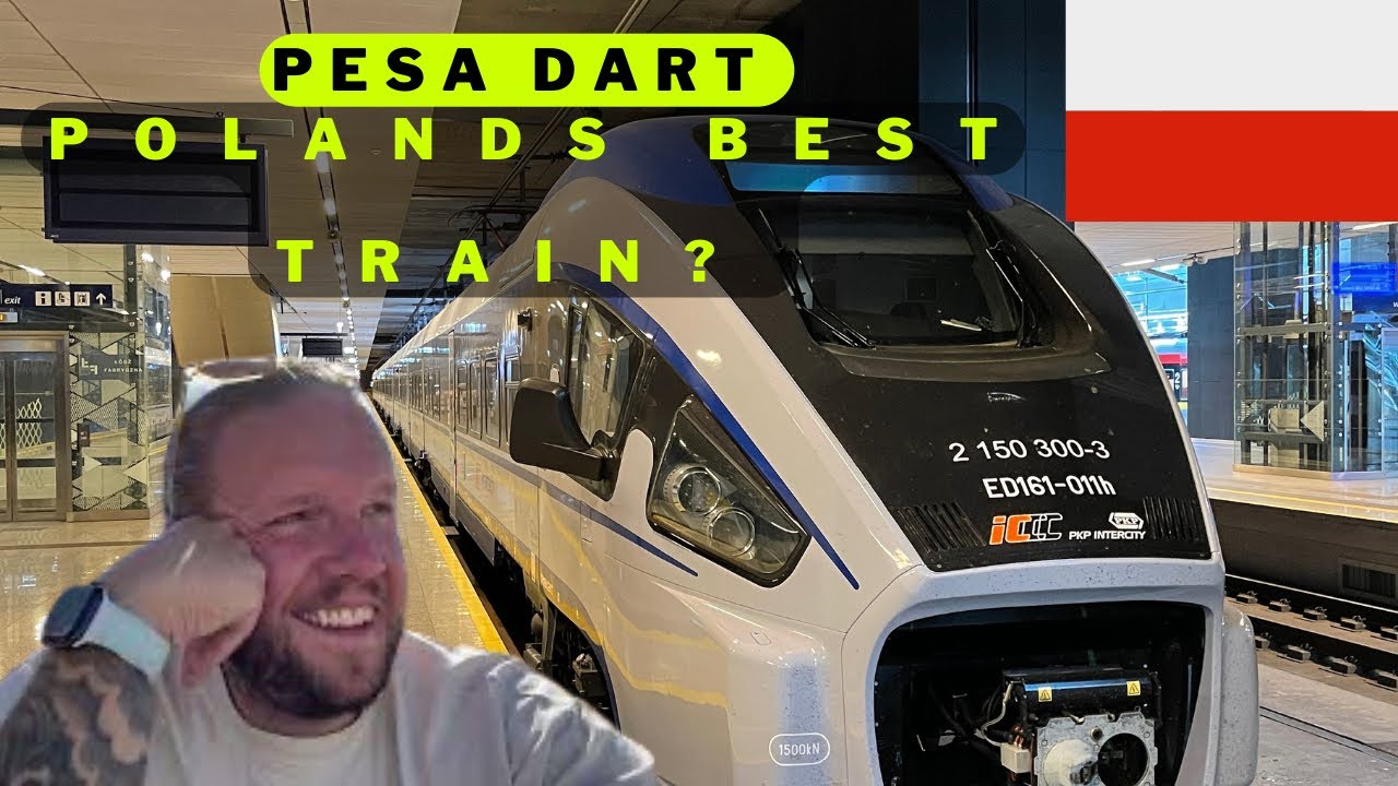Warsaw to Lodz poland 🇵🇱 | Pesa Dart PKP train | first impressions, Łódź Warszawa AWESOME trip!