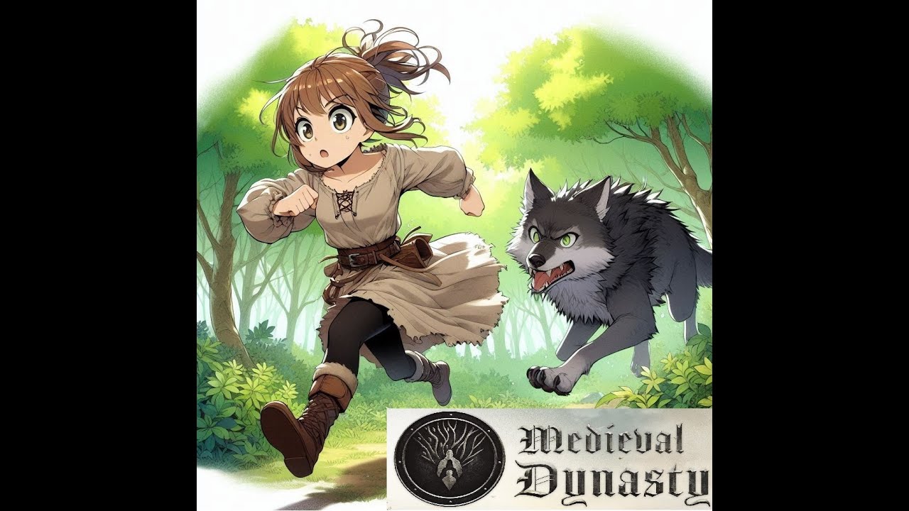 Médiéval Dynasty ep2 : Félicia contre loup, qui gagne ?