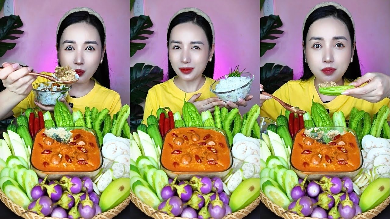 Nay Ăn Cơm Nhà Bằng Mâm Rau Củ Với MẮM CHƯNG Siêu Ngon | SALLY HẠNG