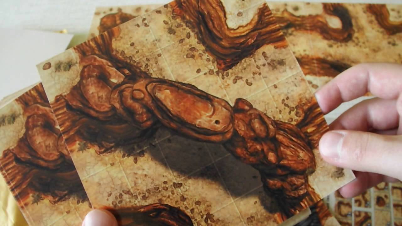 Desert Canyon Map-Tiles, tabletop RPG terrain preview