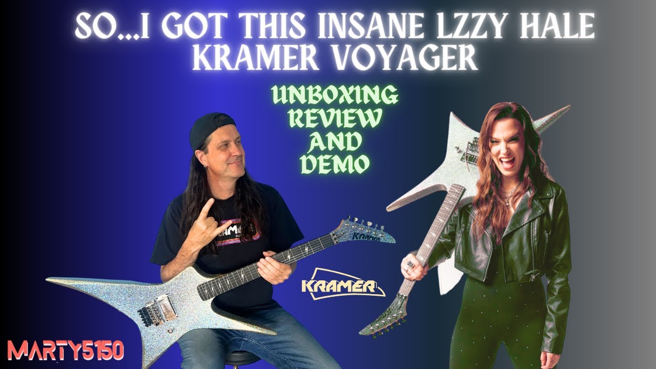 So... I Got The Lzzy Hale Kramer Black Diamond Voyager - This Thing Is Insane!