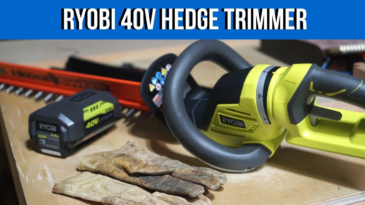 Ryobi 40v Hedge Trimmer - Unboxing, usage and review