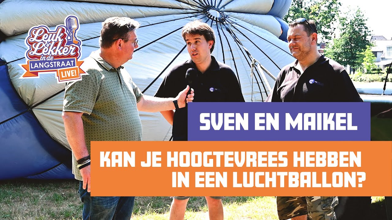 Kan je hoogtevrees hebben in een luchtballon?