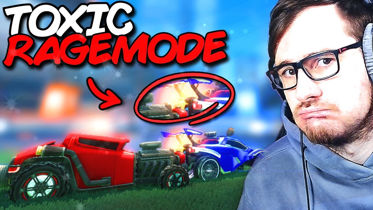 Dieser *TOXIC SPIELER* hat 100% einen RAGEMODE... 😂 Rocket League Toxic