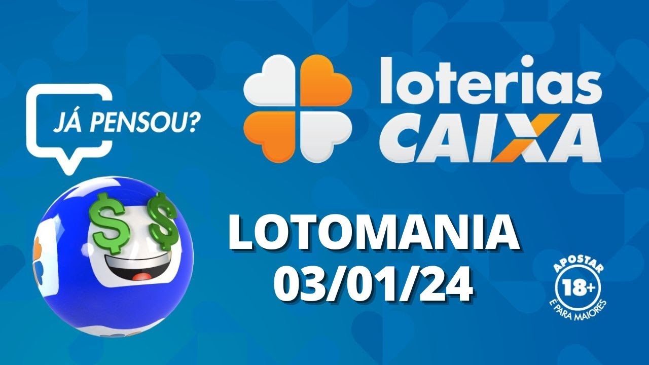 Resultado da Lotomania - Concurso nº 2567 - 03/01/2024