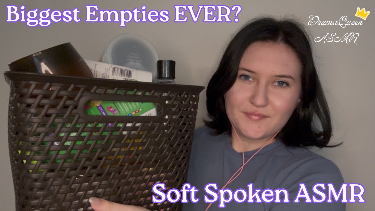 Biggest Empties ASMR Video EVER? (Soft Spoken)