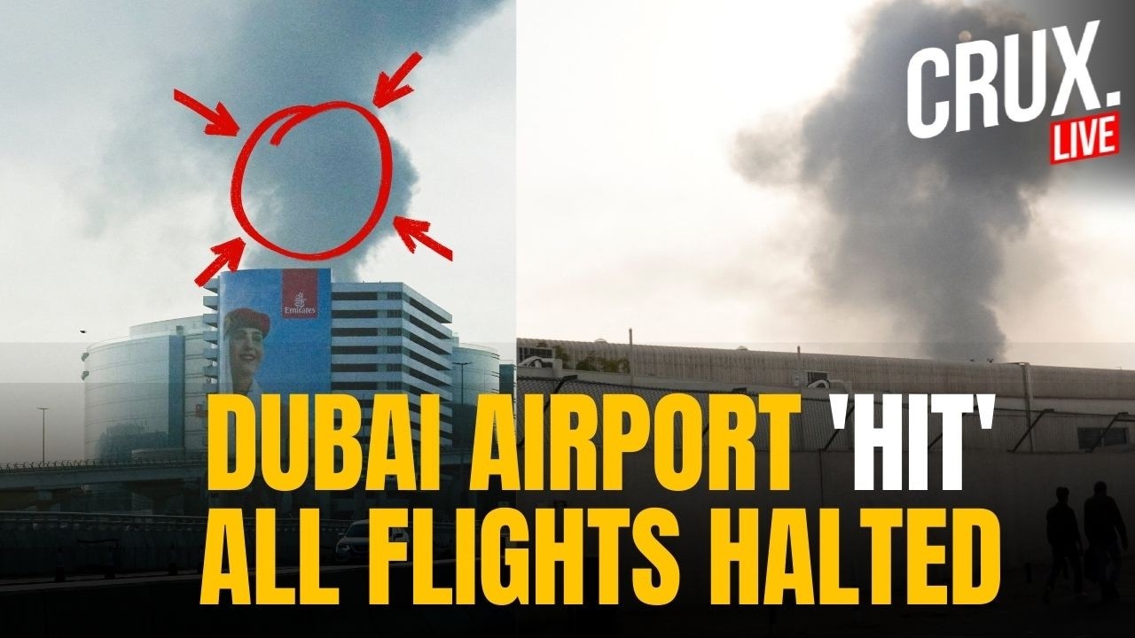 LIVE | Iran Drone Hits Fuel Tank Near Dubai Airport, Flights Suspended After Major Fire Breaks Out