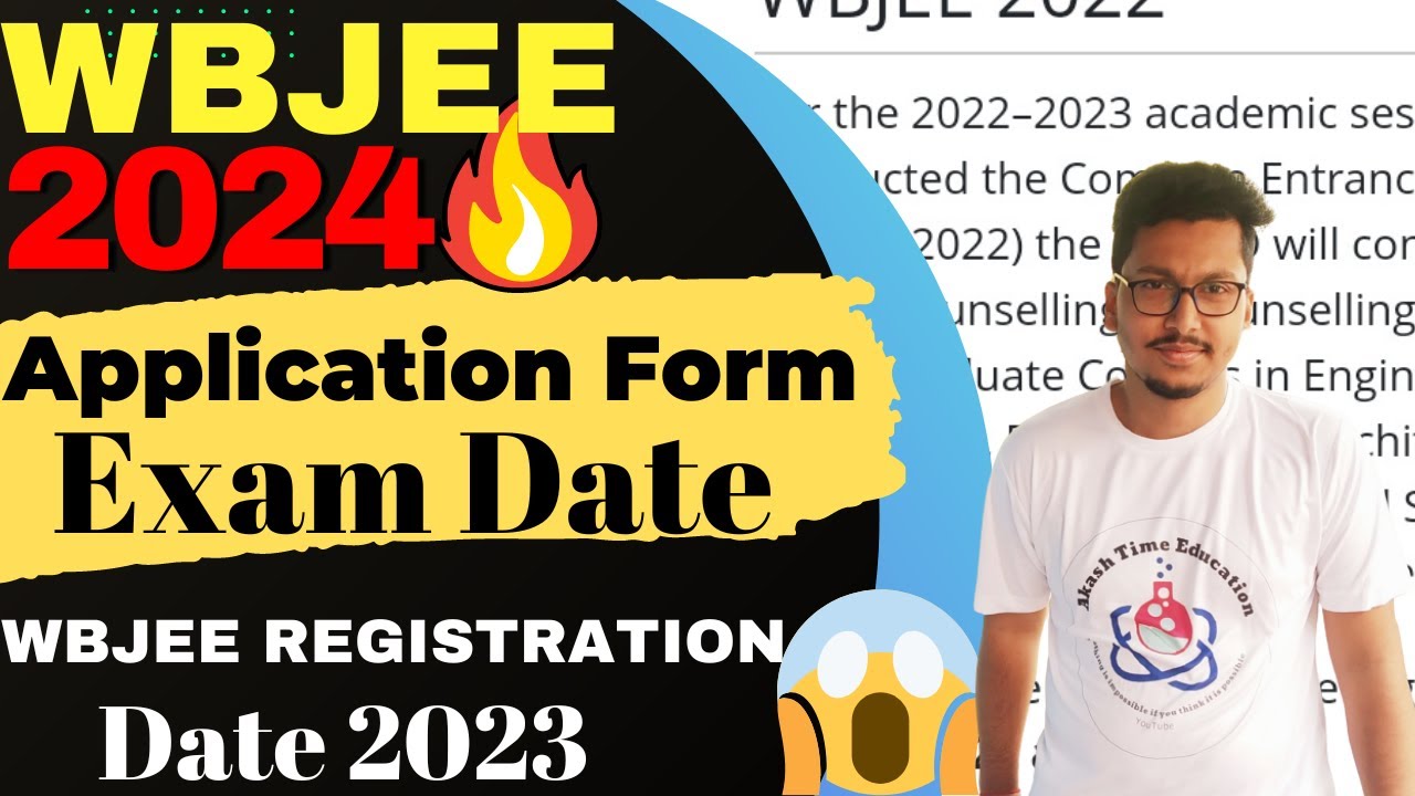 WBJEE 2024 Exam Date 🔥| WBJEE 2024 Application Form | WBJEE 2024 Registration | WBJEE 2024