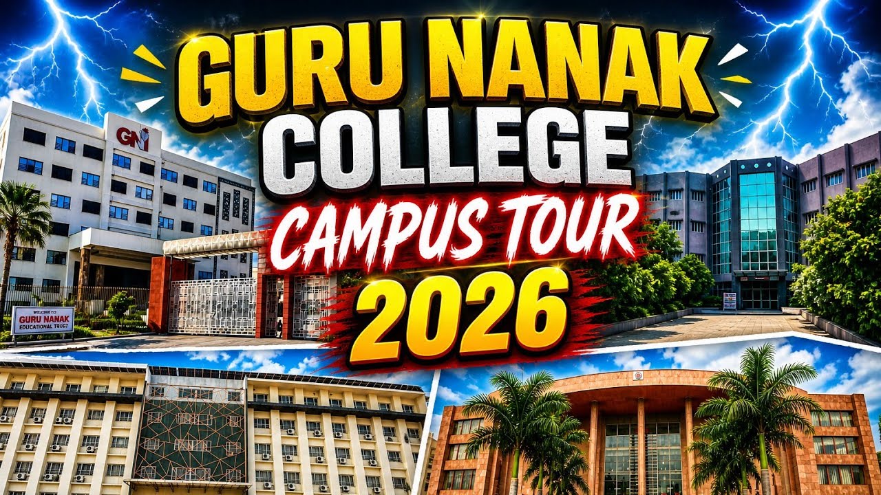Guru Nanak Engineering college. Campus Tour in hyderabad in Telugu  | Guru Nanak Institutions Campus