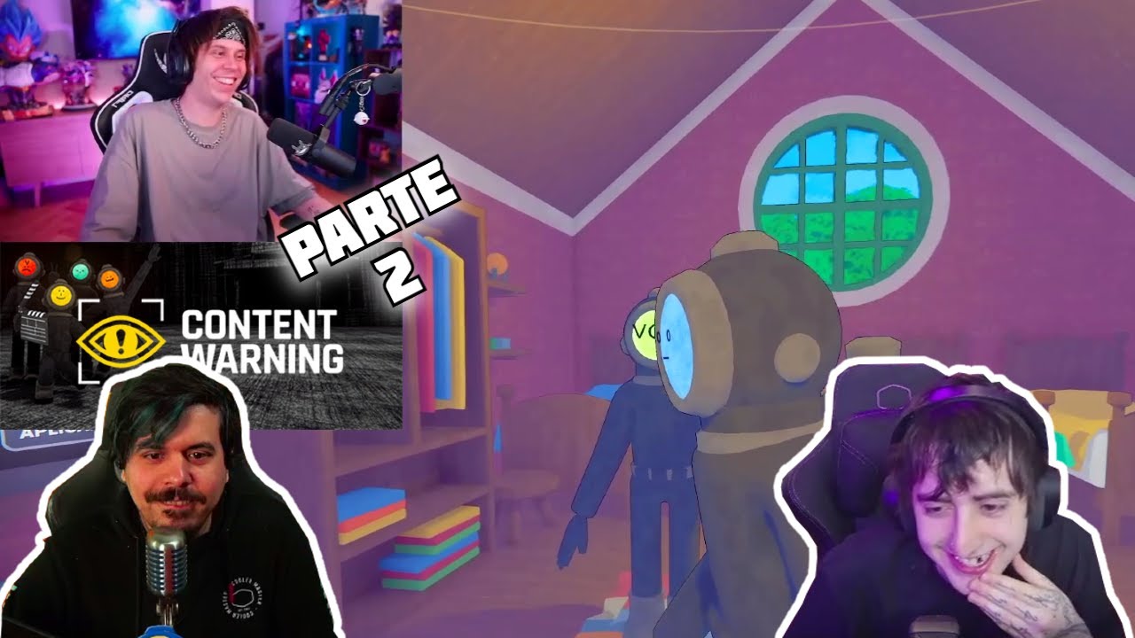 RUBIUS juega Content Warning con ORSLOK SILITHUR y CONDE | PARTE 2🤣😂