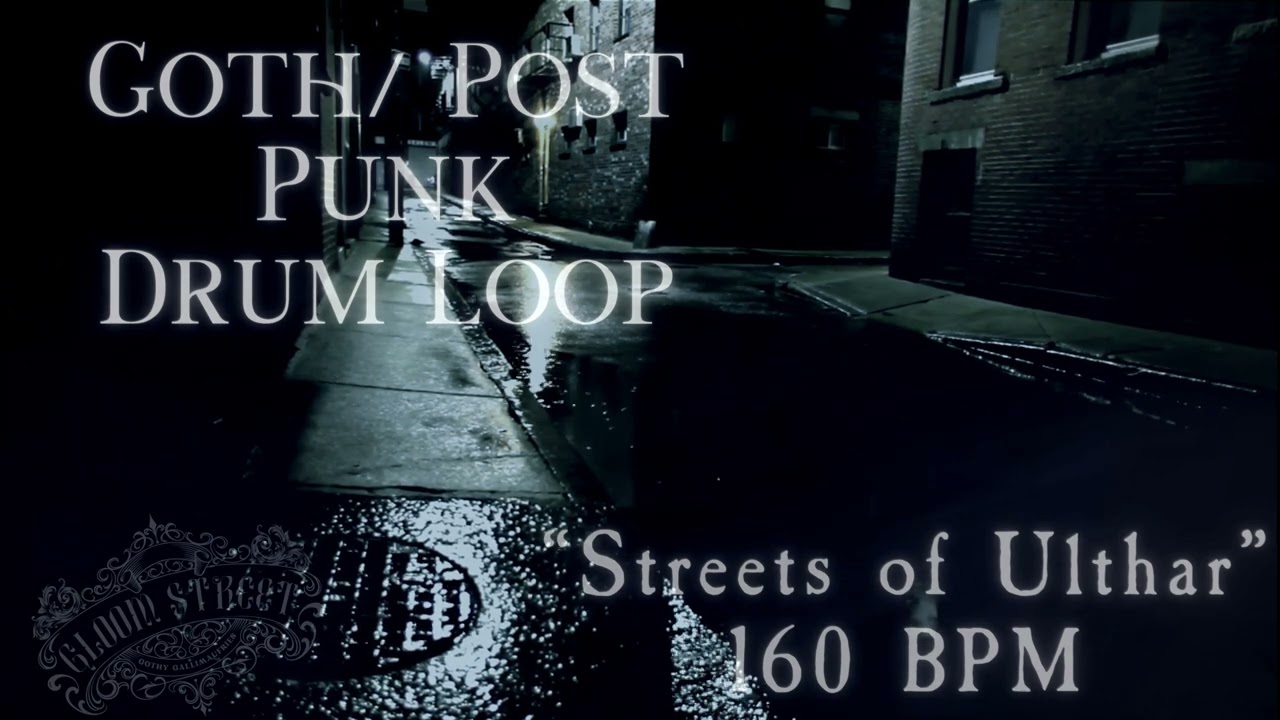Goth / Post-Punk Drum Beat 160bpm 