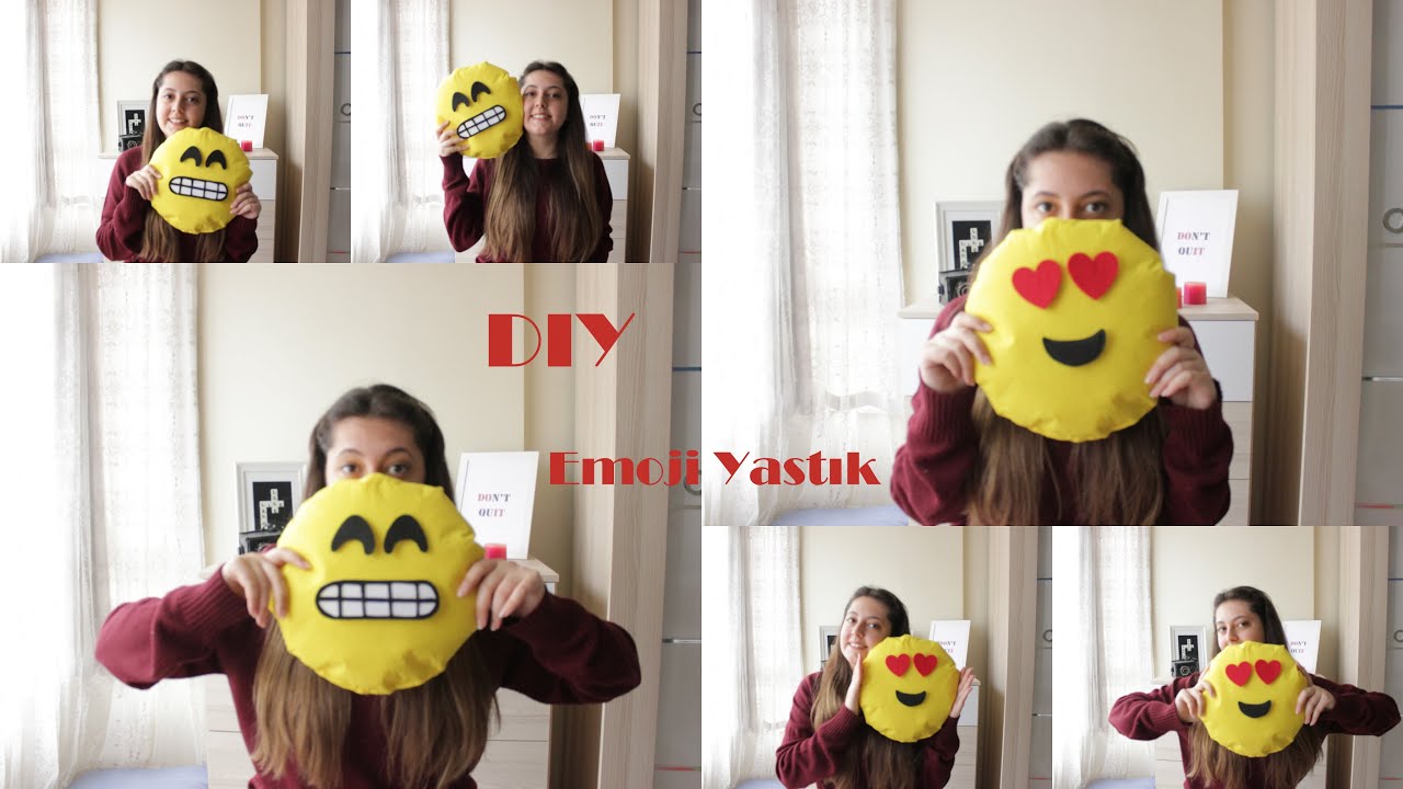 DIY | Kendin Yap | Emoji Yastık
