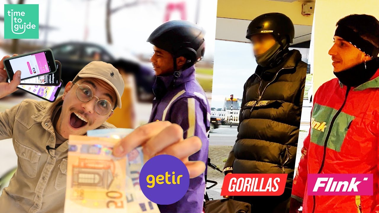 Wie is de snelste flitsbezorger? Gorillas, Flink of Getir?