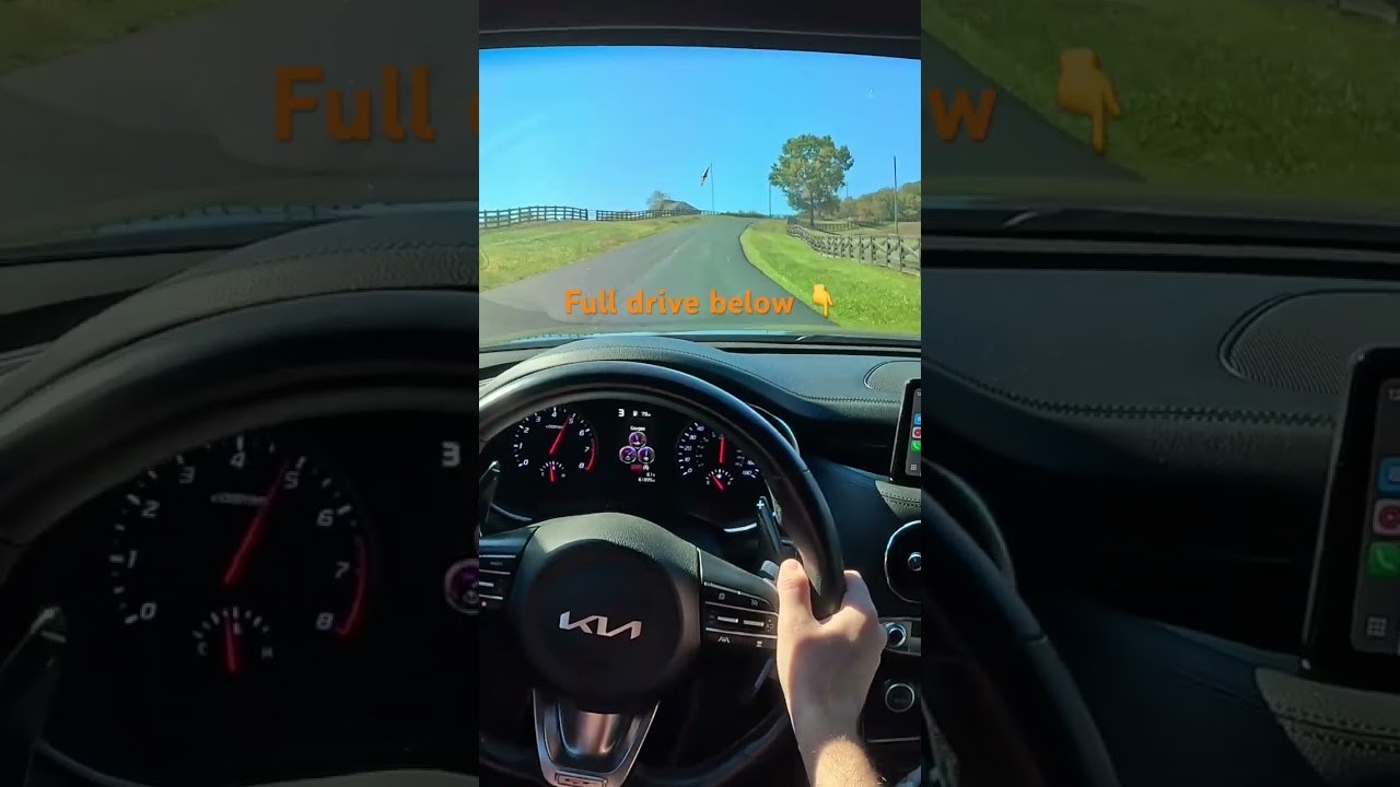 Full throttle pull in the 2022 Kia Stinger GT1 AWD