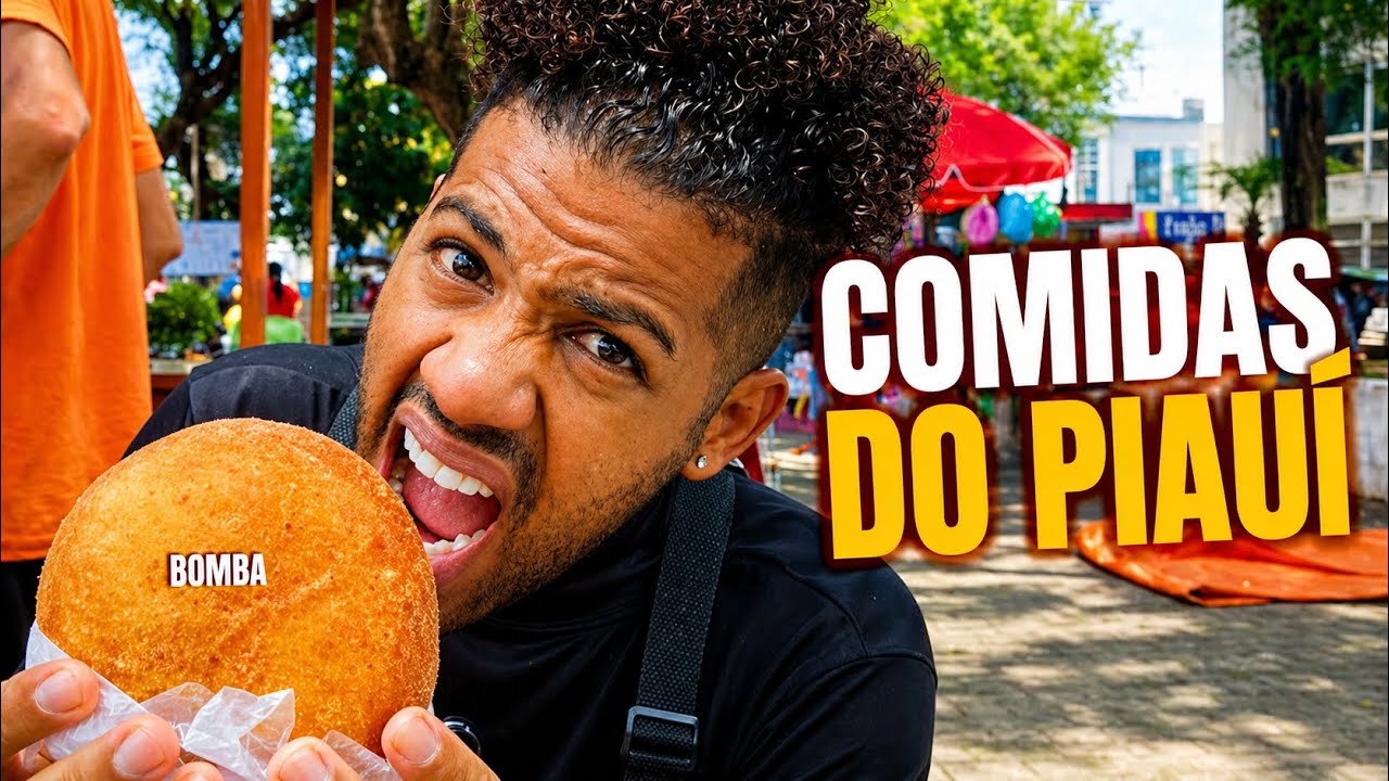 Provando COMIDA DE RUA no Piau&iacute; Teresina 