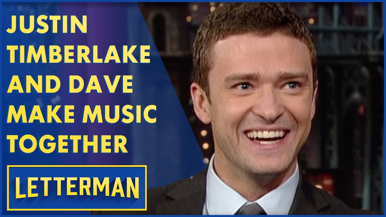 Justin Timberlake And Dave Make Everything Musical | Letterman