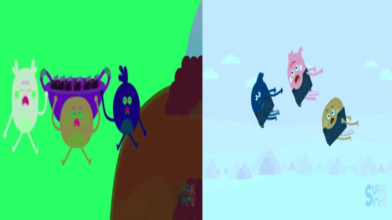 Super Simple Songs Raspberry Waterfall Intro Mega Mix Logo Sponsored By Gamavision Csupo Effects