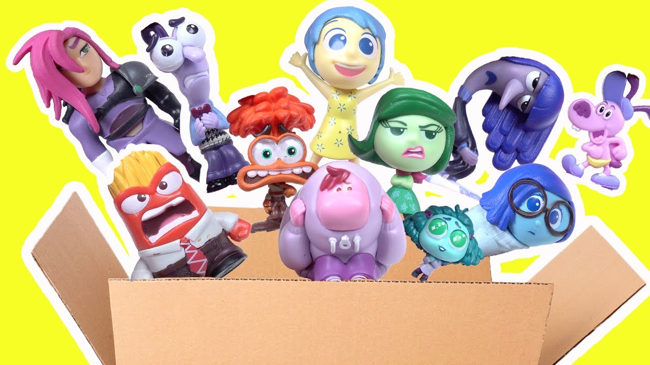 Inside Out 2 Movie Characters Stuck in Blind Bags! Joy, Anger, Anxiety, Sadness Dolls