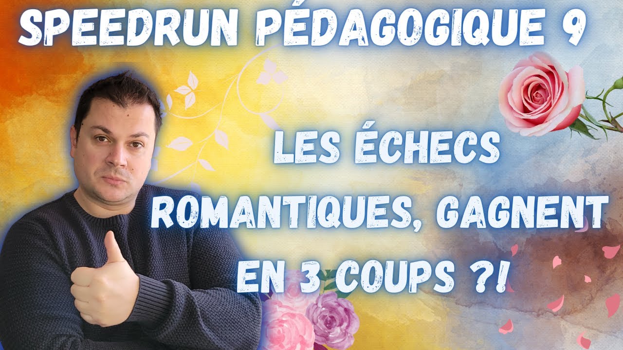 J'utilise un répertoire 🔴HYPER AGRESSIF🔴 les échecs romantiques, gagnent en 3 coups ?!